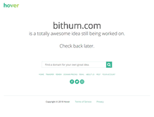 Tablet Screenshot of bithum.com